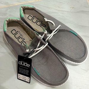 Grey Hey Dude shoes —NWT